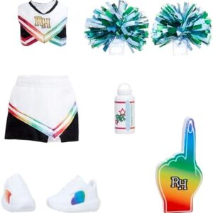 Rainbow High Fashion Pack, Pep Rally Includes 1 Full Cheerleading Outfit, Shoes, Jewelry and Play Accessories. Mix & Match to Create Tons of Fun. Kids Toy Gift Ages 4+