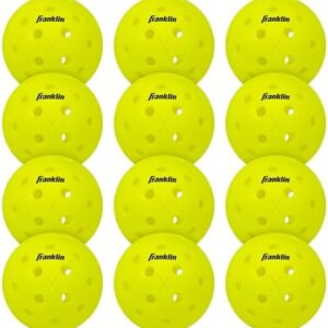 Franklin Sports Outdoor Pickleballs - X-40 Pickleball Balls - USA Pickleball (USAPA) Approved - Official US Open Ball