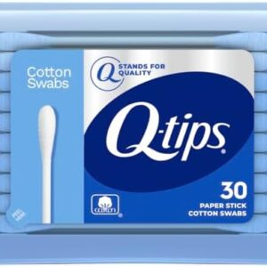 Q-tips Swabs Travel Pack,30 Count, Pack of 1 blue