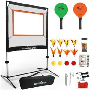 Sport - Indoor & Outdoor, No Boundaries - Similar to Pickleball, Badminton and Tennis with A Whole New Spin On It - Fun Games for Kids & Adults